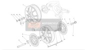 50121001AB, Wheel, Voorkant Zwart, Ducati, 0