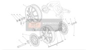 50121001AL, Wheel, Voorkant Wit, Ducati, 0