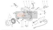 Alternador-Tapa del cárter lateral