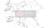 82115212AA, Pivot REPOSE-PIEDS, Ducati, 1