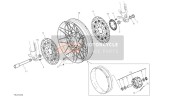 81910601BA, Front Wheel Spindle, Ducati, 0