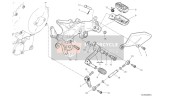82423885AA, Lh Footrest Assembly 1706, Ducati, 0