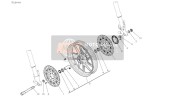 81910601BA, Front Wheel Spindle, Ducati, 1