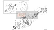 16220721AD, Hub, Rear Wheel, Ducati, 0
