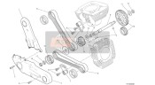 24511522AD, Verticaal Distributieriem Afdekking, Ducati, 0