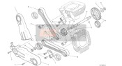 24511511AB, Horizontaal Distributieriem Afdekking, Ducati, 0