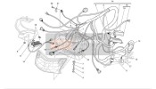 Scheinwerfer und elektrischer Verdrahtung