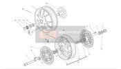 50121151AG, Wheel, Voorkant Goud, Ducati, 0