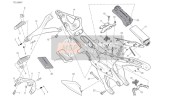 70010702A, Vibration Damper Holder, Ducati, 1