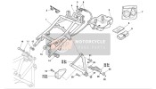 82410311A, Rear Foot Rest Bracket Left, Ducati, 1