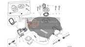 59821431B, Locks Kit, Ducati, 0
