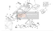 82410311A, Rear Foot Rest Bracket Left, Ducati, 2