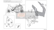97380901B, Spiegel Gat Afdekking Kit, Ducati, 0