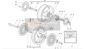 50120801AB, Wheel, Voorkant Zwart, Ducati, 1
