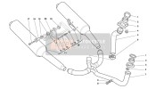 57010381A, Horizontal Head Exhaust Pipe, Ducati, 0