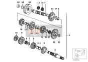 5 Gang Getriebe/Radsatzteile