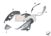 46638556049, Tail Cowling, Left, BMW, 0