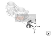 13548520786, Bracket For Accelerator Bowden Cable, BMW, 0