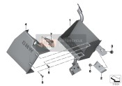 Bracket / cover for auxiliary battery