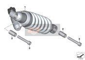 33548394306, Montante Molleggiato Posteriore, BMW, 0