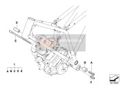46517719421, Mounting Parts For Motor, BMW, 0