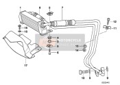 17221464981, Oil Cooling Pipe Inlet, BMW, 0
