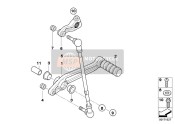 23417685681, Foot Shift Lever, BMW, 0