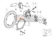 FRONT WHEEL BRAKE WITHOUT INTEGRAL ABS
