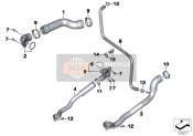 11537726939, Coolant Connection Fitting, BMW, 0