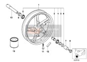 Cast Front Wheel With/Without Integr Abs