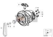 Alternator 50 Amp, Bosch