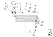 REAR BRAKE MASTER CYLINDER W CONTAINER