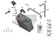 61217671334, EXTENSION-ANGLE Piece For Battery, BMW, 0