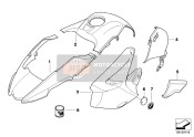 46637667698, Covering Fuel Tank, BMW, 0