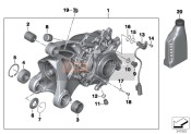 33117726889, RIGHT-ANGLE Gearbox With Vent, Silver, BMW, 0