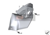 46638556643, Air Duct, Inner Left, BMW, 0