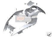 46638532243, Covering Fuel Tank, BMW, 0