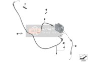 32738527554, Accelerator Cable At Distributor, BMW, 0