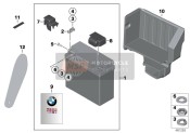 46637683032, Cover For Radio Slot, BMW, 0