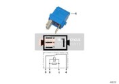 Mini-relay for opener, blue