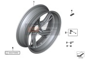 Retrofit cast wheel, rear, option 719