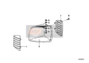 46631239144, Air Inlet Right Prime Coated, BMW, 0