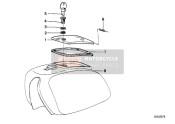 Reservoir de carb.-boite a outils