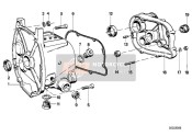 Transmission housing/mount. Parts/gaskets 2