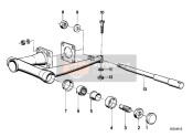 REAR WHEEL SWINGING ARM MOUNTING PARTS