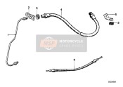 32731234857, Brake Cable Assembly, BMW, 1