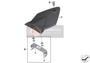 HP carbon-fiber tail-hump cover