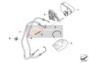 18307717855, Bowden Cable Retainer, BMW, 1