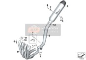  Single Parts for Race Exhaust System
