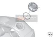 77122448369, COUVRE-CULASSE Machined, BMW, 0
